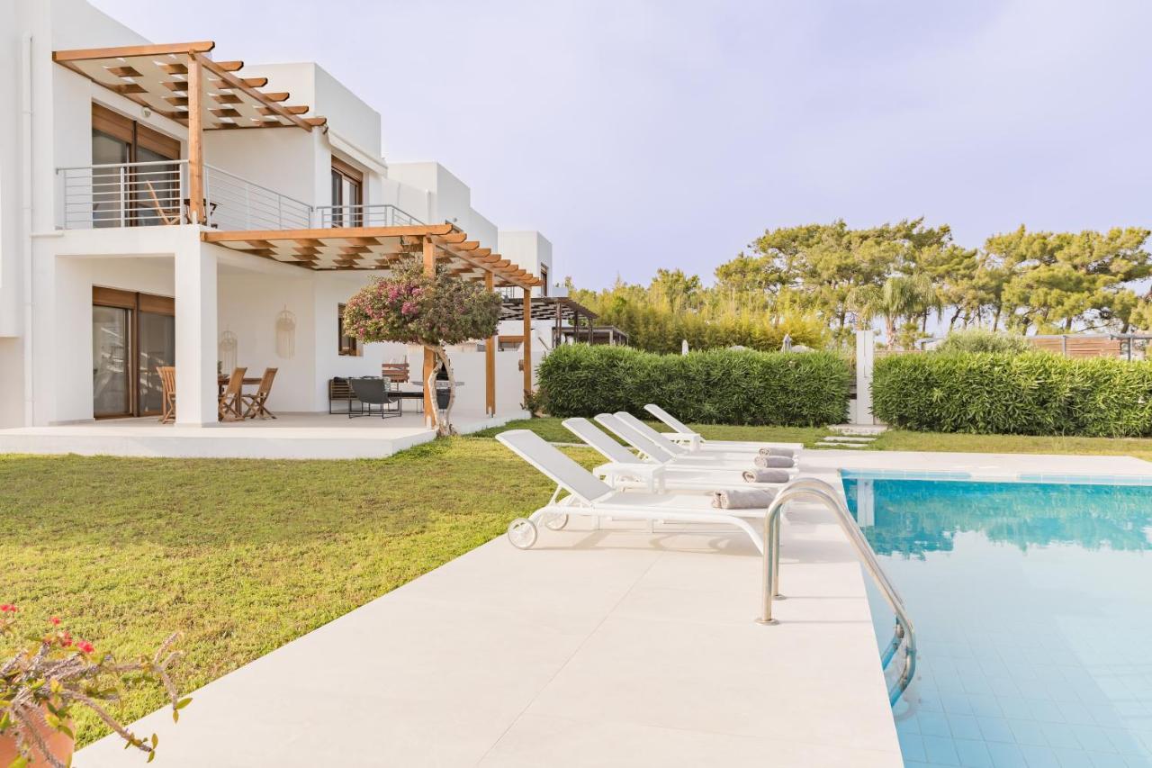 Villa Santa Maria With Private Pool And Sea View Afantou Dış mekan fotoğraf